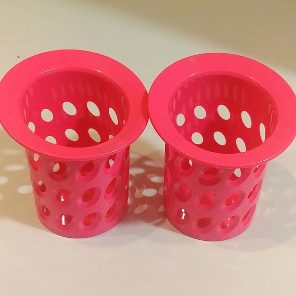 🎉2/$16 Pink Holders for Pens Makeup Brushes Vanity or Desk - Picture 1 of 1